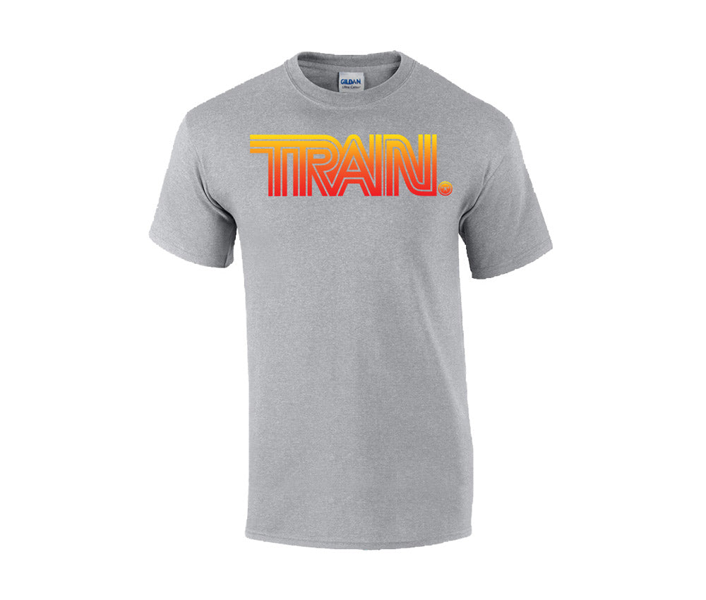 picture of elitefts Train Lines T-Shirt grey
