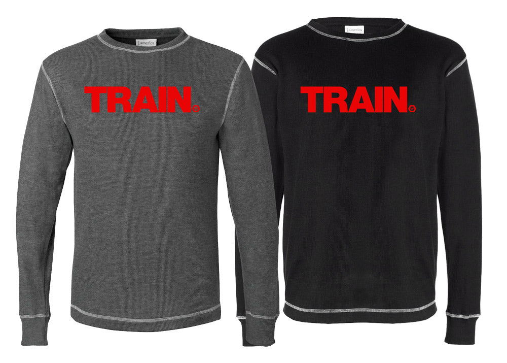 elitefts Train Red Thermal Long Sleeve Shirt