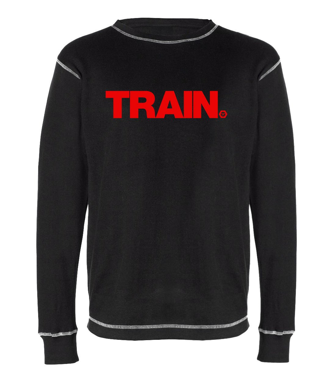 elitefts Train Red Thermal Long Sleeve Shirt black