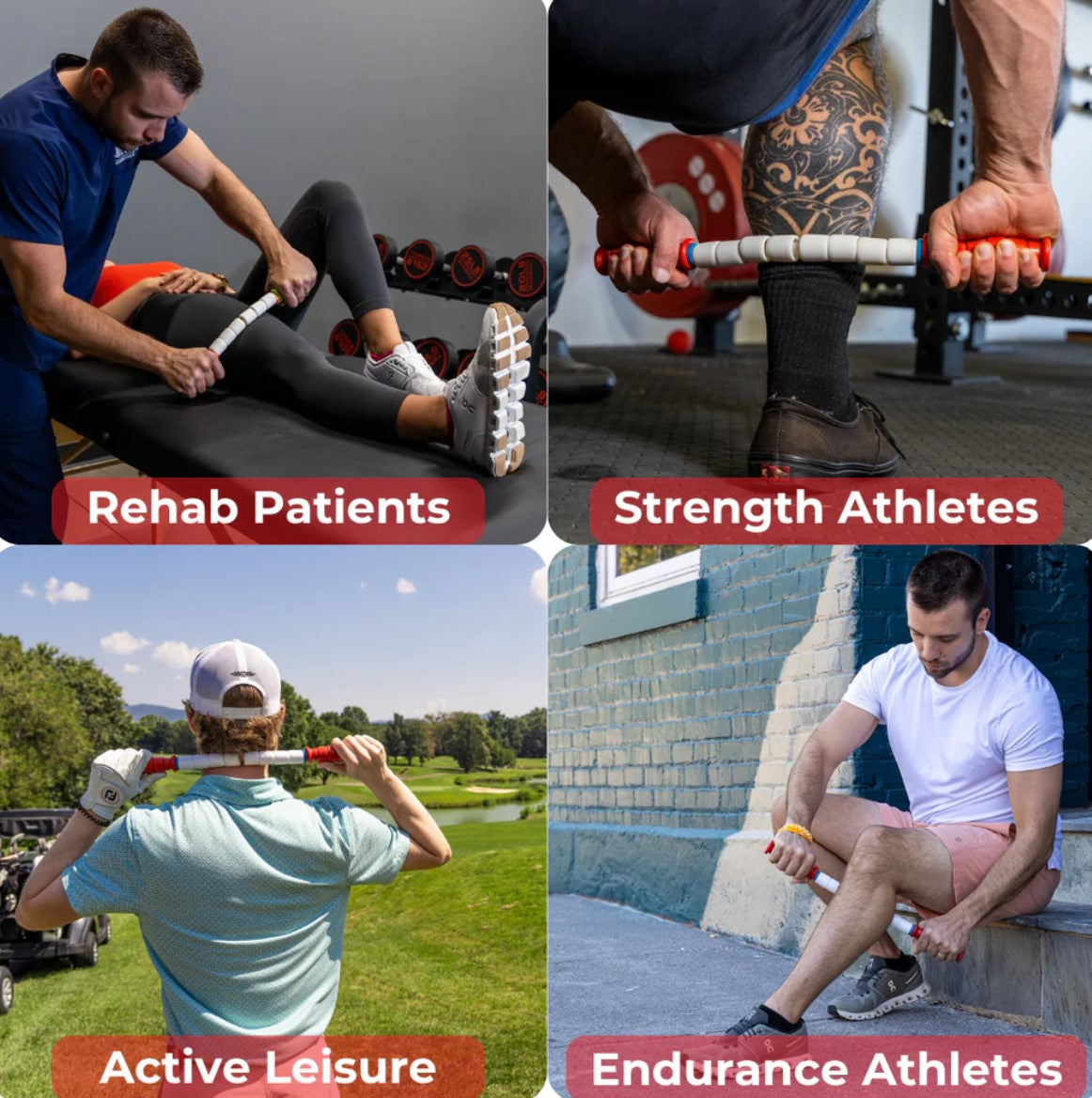 The Original Stick-Travel Stick 4 pictures showing people using the stick