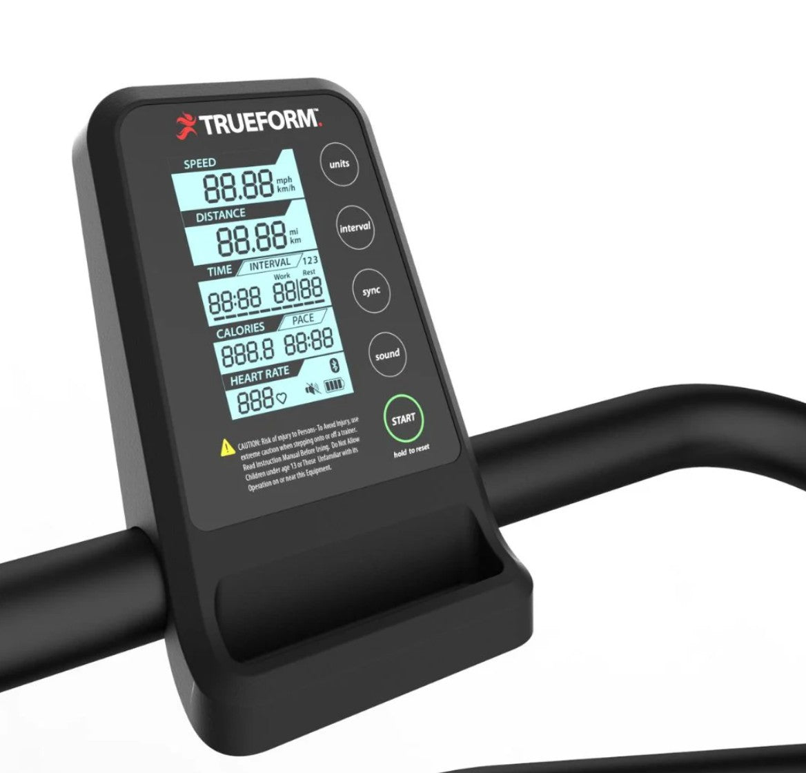 picture of Trueform Runner Curved Treadmill display