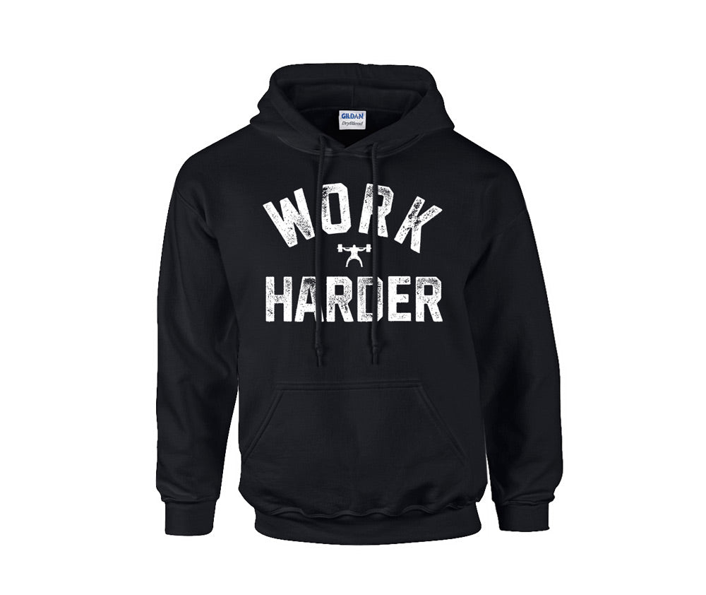 elitefts Work Harder Hoodie black