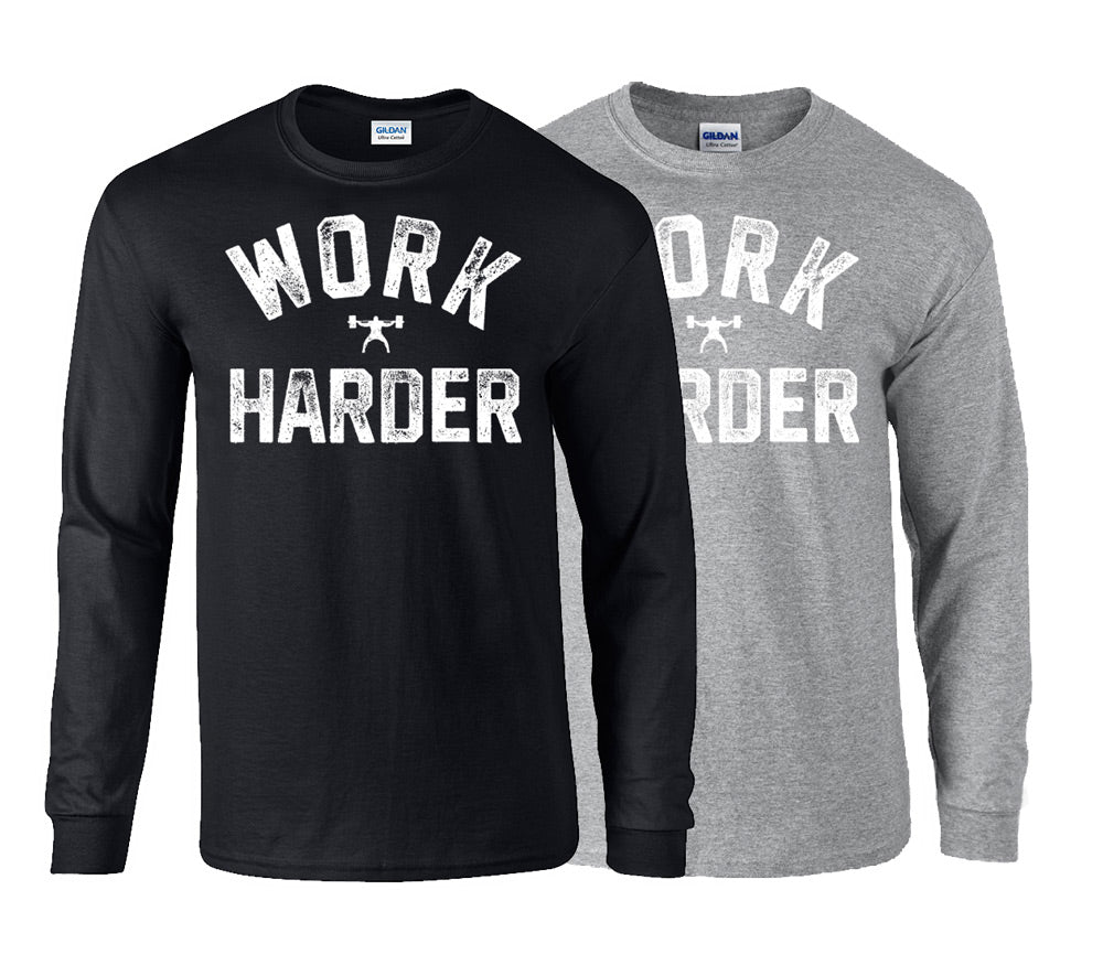 picture of elitefts Work Harder Long Sleeve T-Shirt