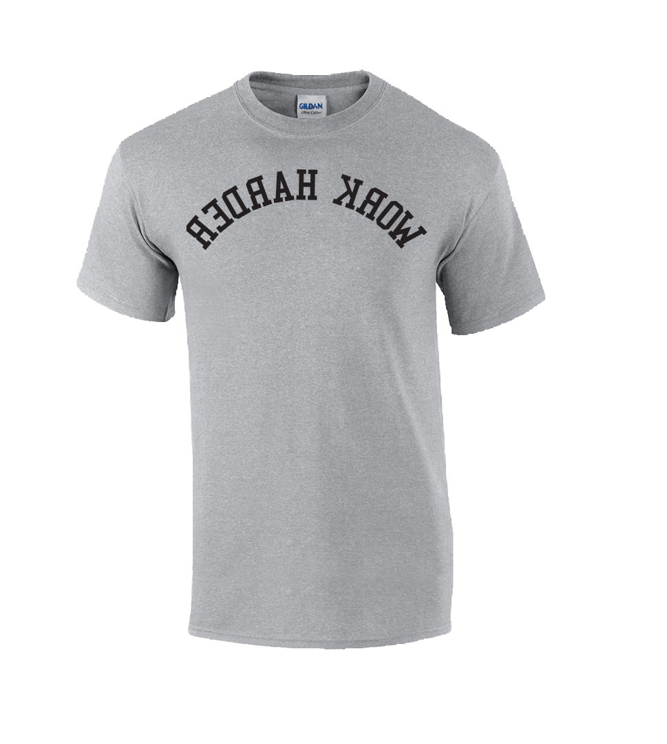 picture of elitefts Work Harder Flip T-Shirt grey