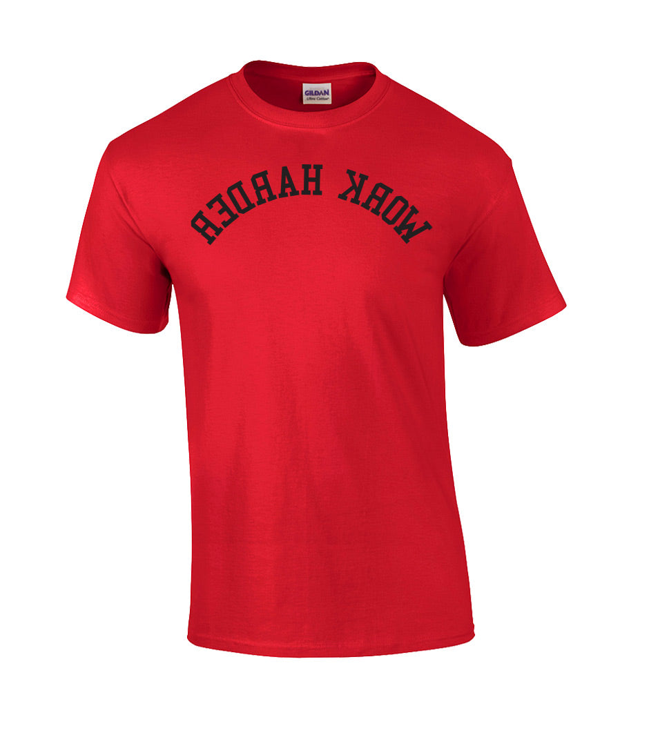 picture of elitefts Work Harder Flip T-Shirt red