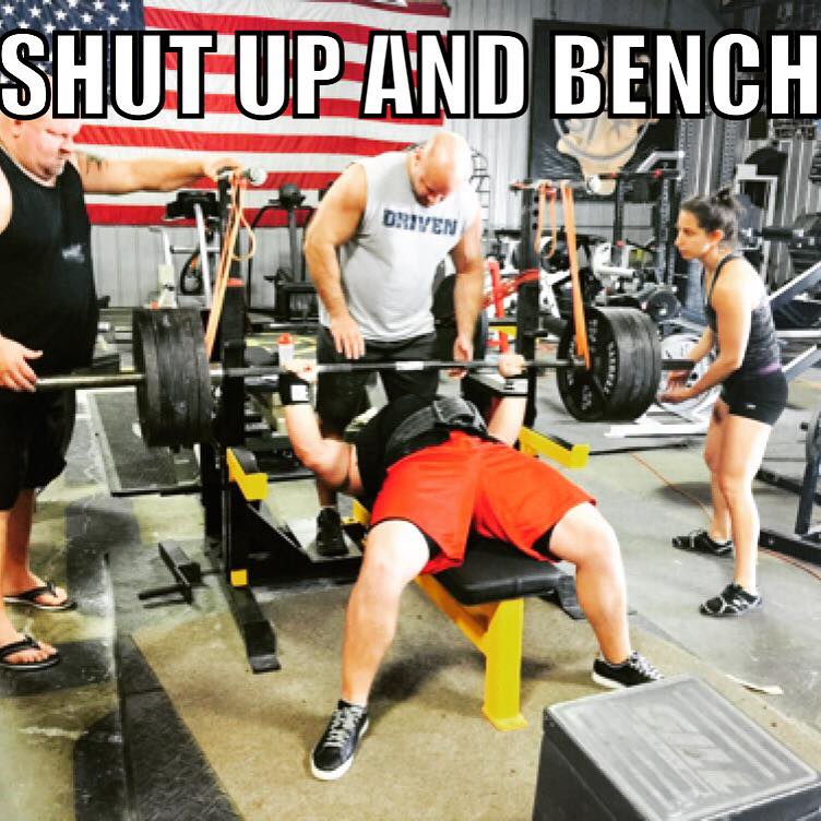 shut up and bench