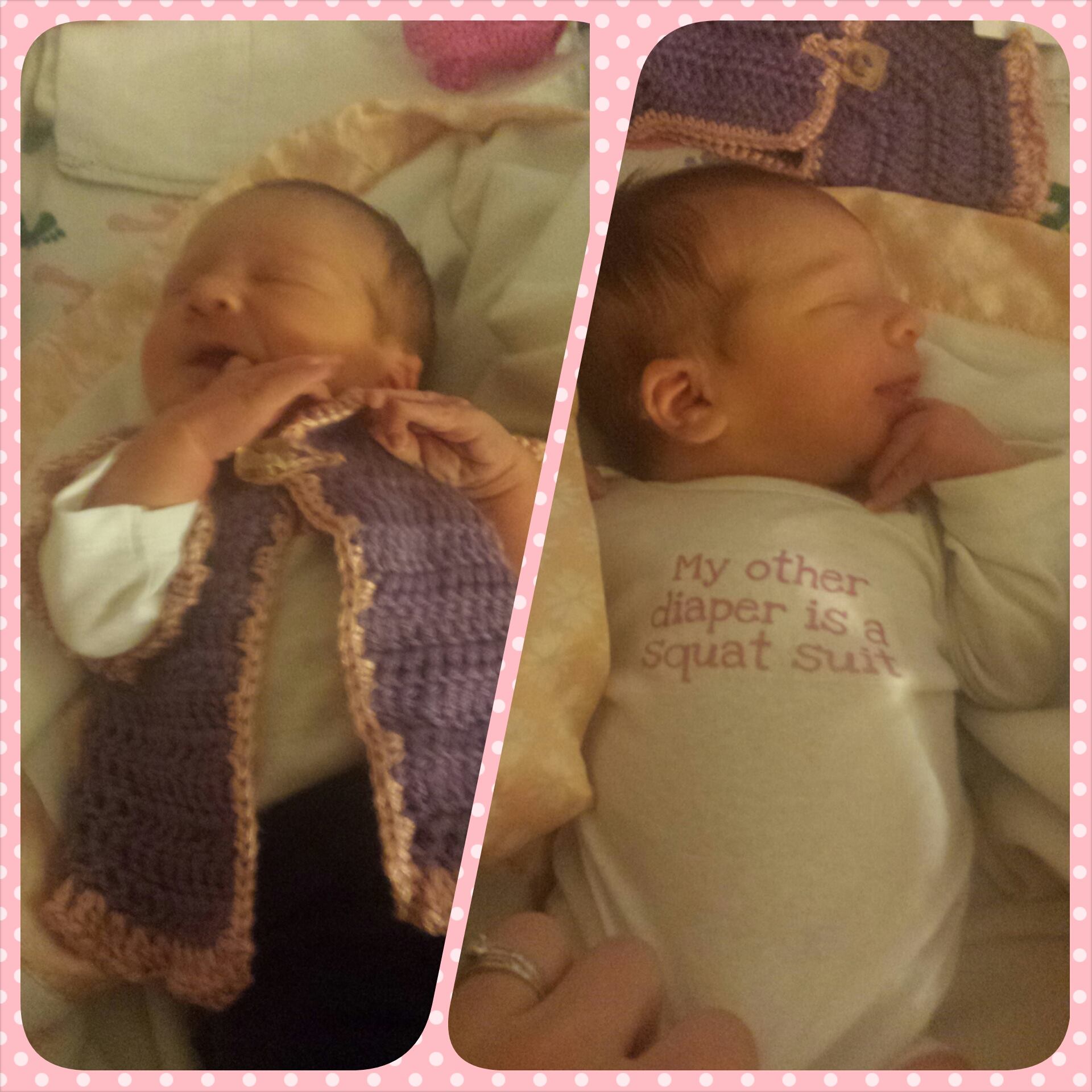 Baby Freya is here, and my week of training.