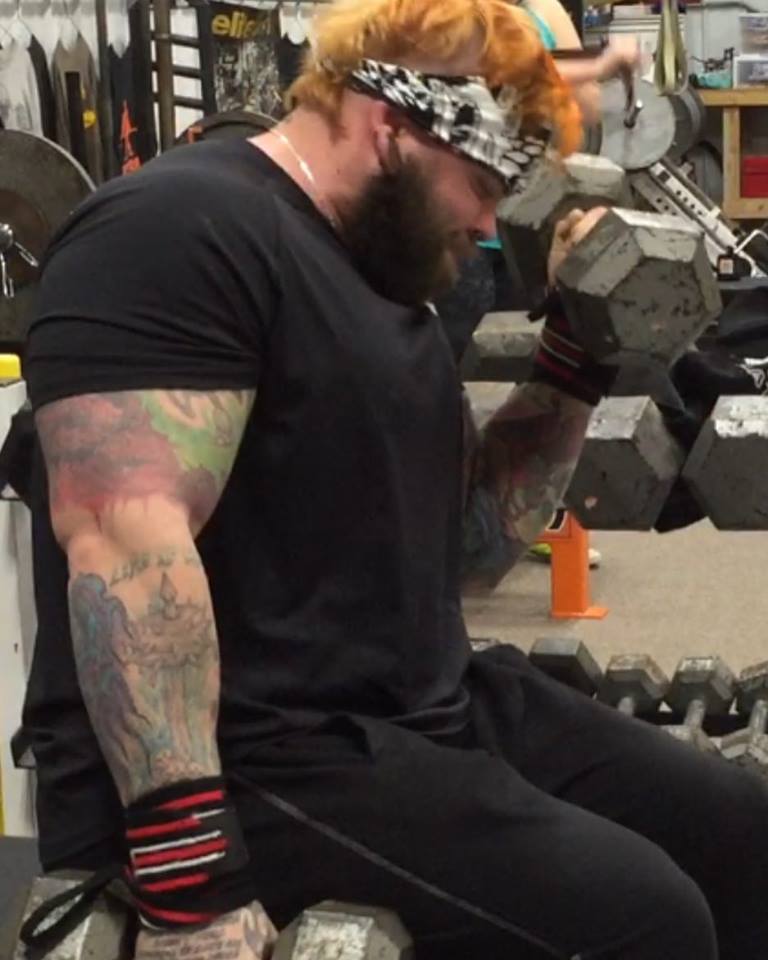 Back and bi's at Metroflex