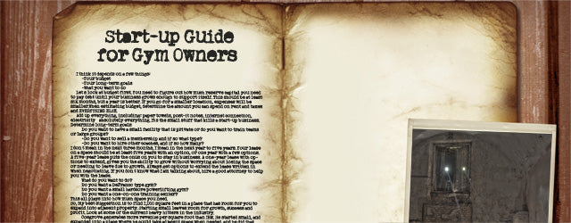 Start-up Guide for Gym Owners