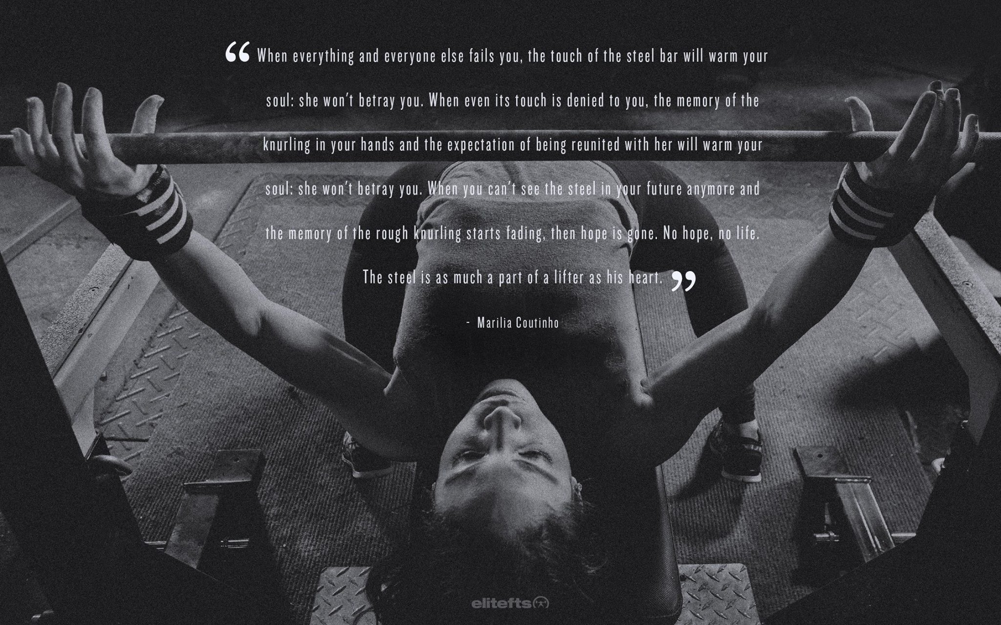 Bench against mini bands