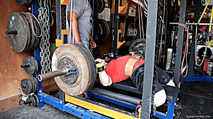 ME Upper: Reverse Mini Band Bench Press [PR!] (w/VIDEO)