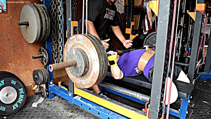 ME Upper: Reverse Mini Band Bench (w/VIDEO)
