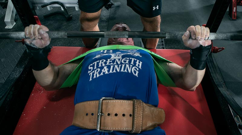Bench Press with Green Slinger 