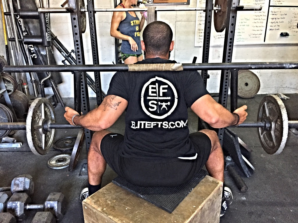 SSB Box Squats - Deload