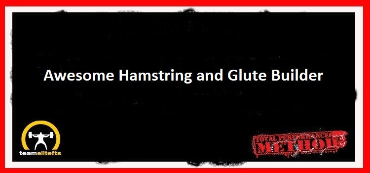 Awesome Hamstring and Glute Builder, C.J. Murphy, kickstand deadlift;