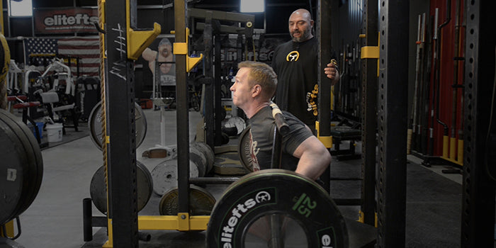 WATCH: How to Box Squat with the Rackable Cambered Squat Bar