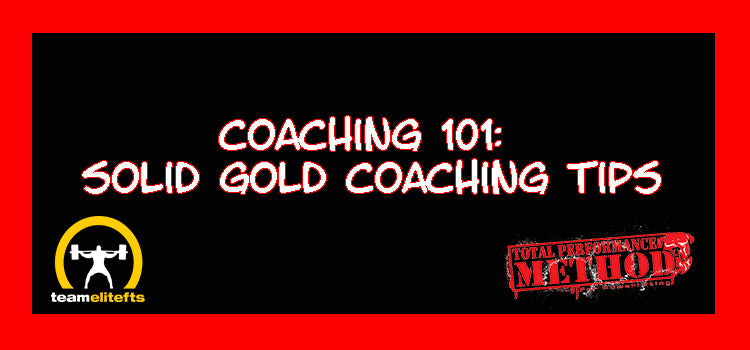 CJ Murphy, tpsmethod, solid gold,; coaching, tips, fix one thing, triage, find the cause , powerlifting, strongman, ;