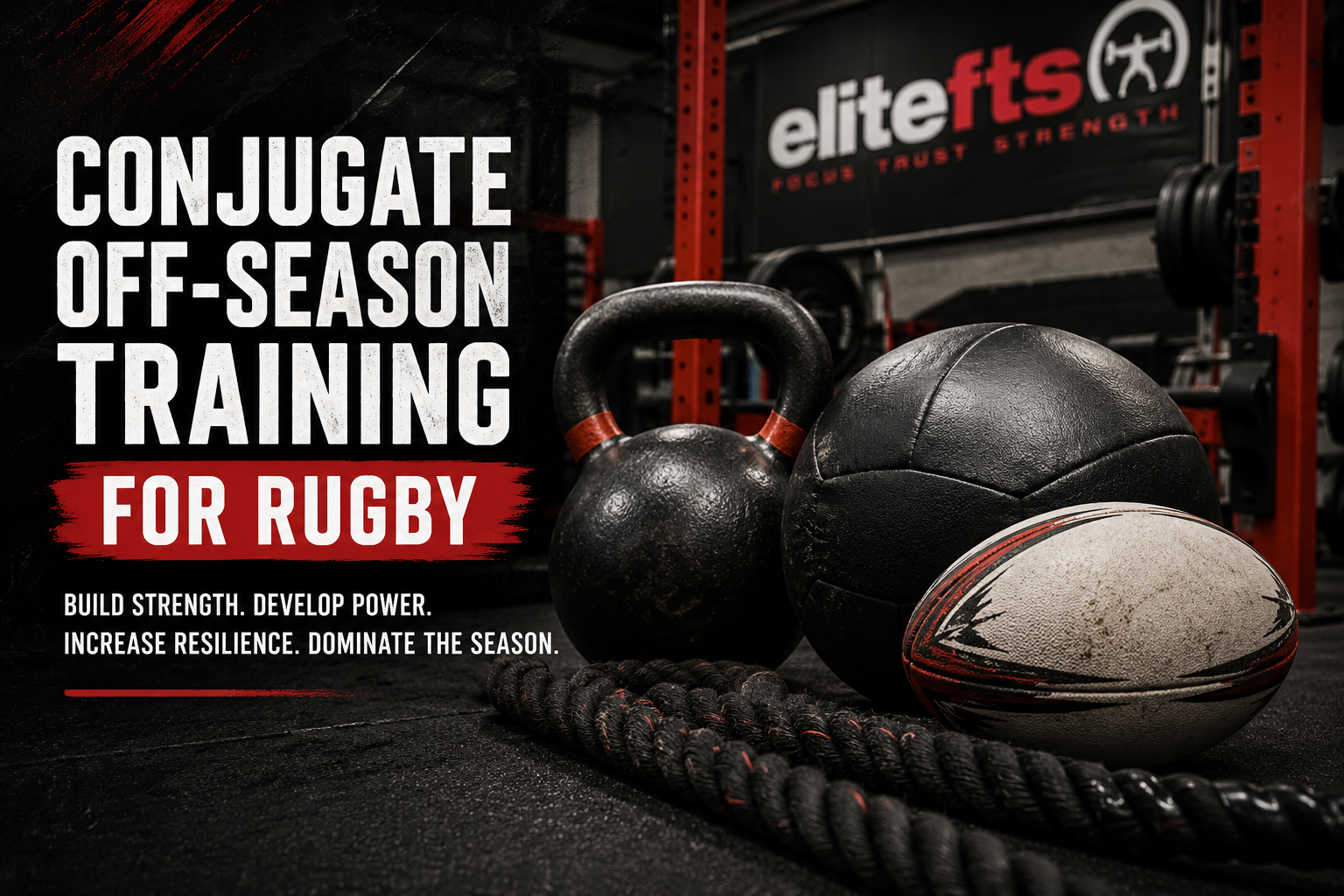 Conjugate Off-Season Training for Rugby