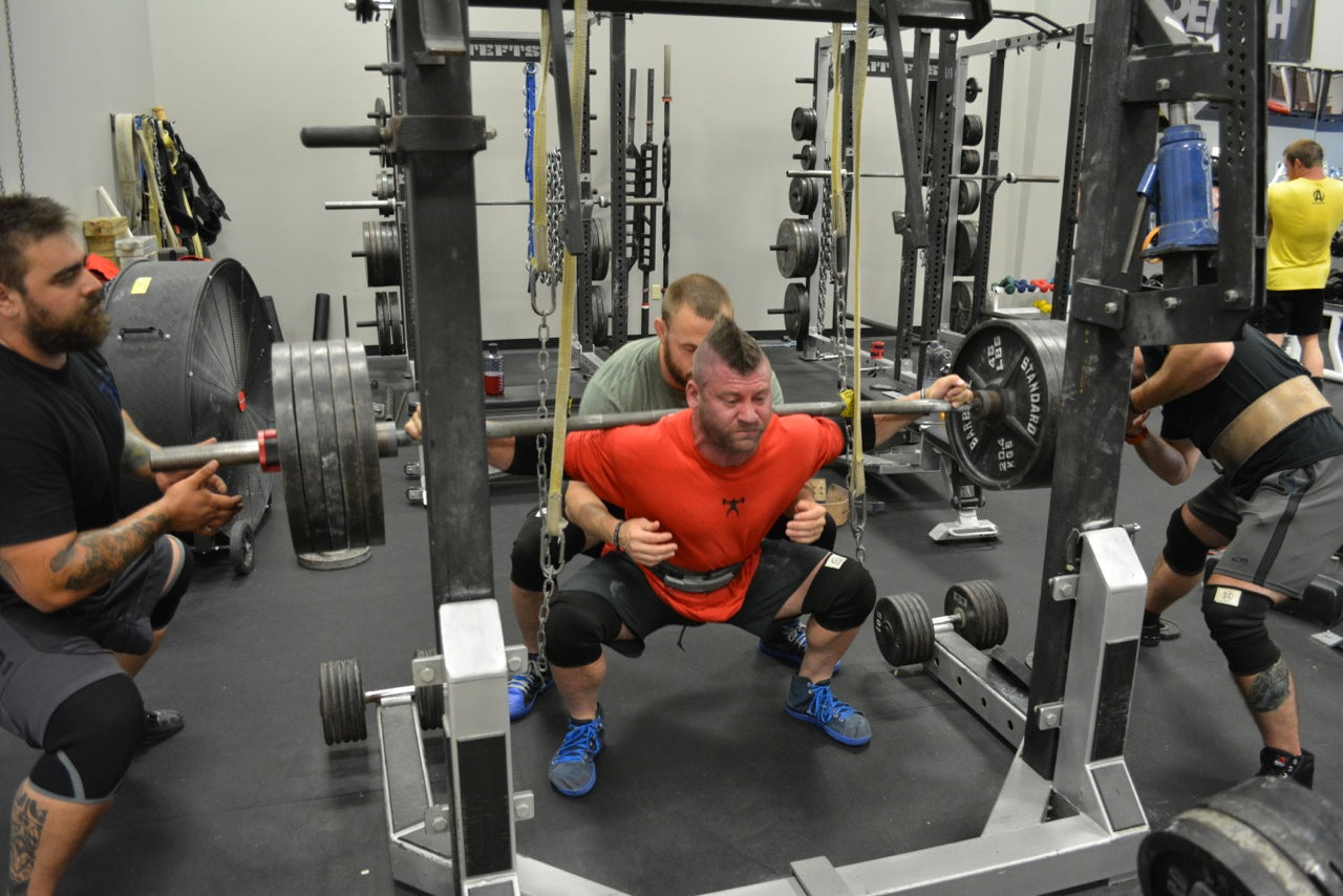 WK10 Day1: Prepping to peak Squats With Wraps and Chains