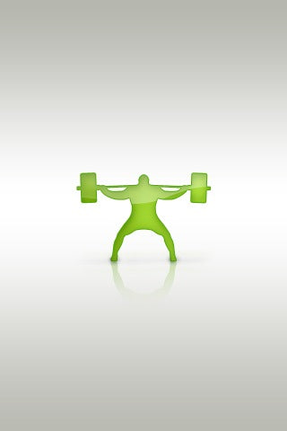 Elitefts Squatter Green Phone Wall