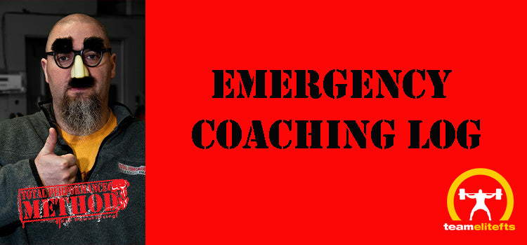 Emergency Replacment Log CJ Murphy Eliteftsemergency logemergency log