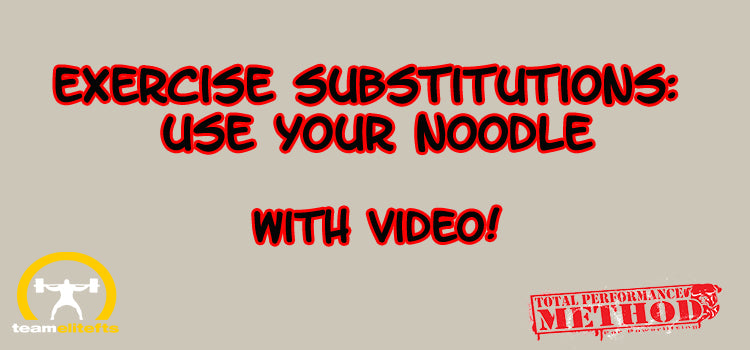 CJ Murphy, elitefts, tpsmethod.com, powerlifting, use your noodle, exercise substitutions, ghr, reverse hyperuse your noodle, CJ Murphy, Elitefts,