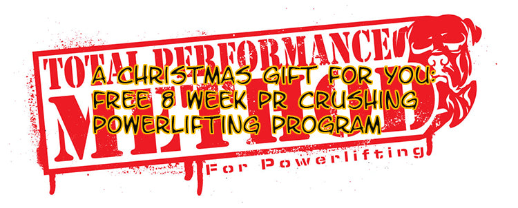 tps method, total performance sports, free, program, christmas, cj murphy, elitefts, squat, bench , deadlift;, CJ Murphy, elitefts, powerlifting