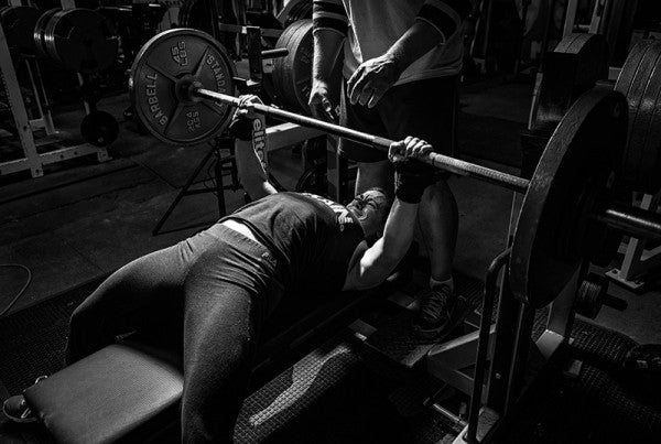 Off-season: Bench reps, rack lockouts (video)