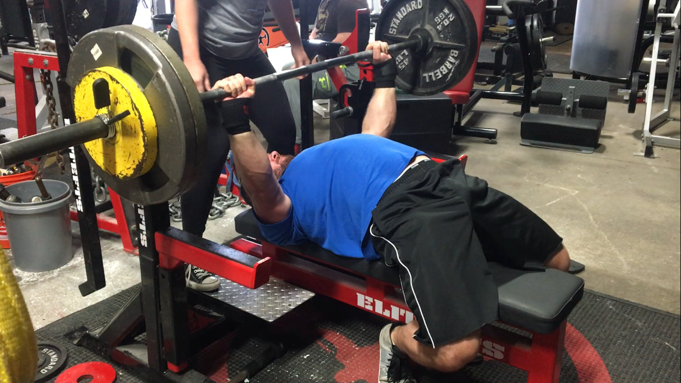 ~Week1~ Bench Press: 275x7 &amp; Close Grip Incline Press: 225x8 (VIDEO)