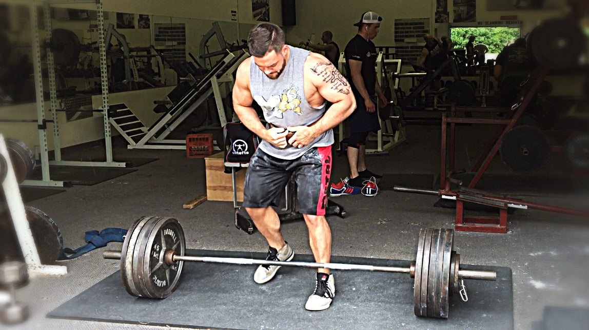 May 2018 Week 1 - Day 1 (new training schedule): Deadlift (465x10) &amp; OHP (160x10)