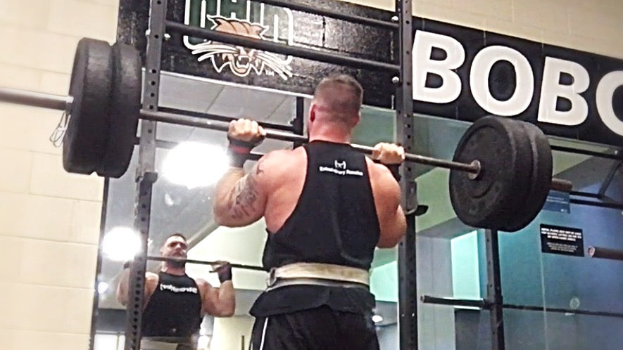 Overhead Press: 185x7 &amp; 225x1 (Video) / OHP is back up to 225 and above my BW for the first time