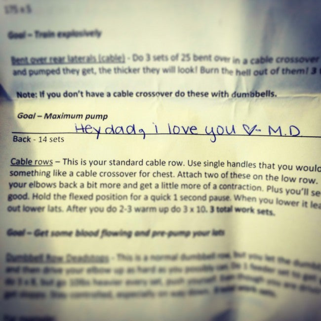 Primary Chest &amp; Shoulders