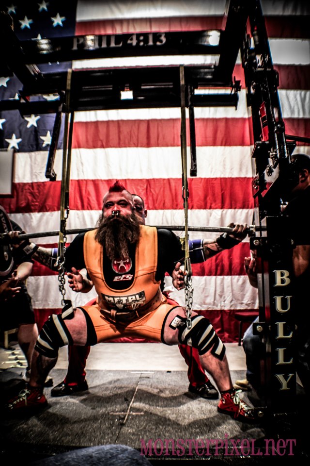 Berserker Fortify Squat: Raw squat rep PR