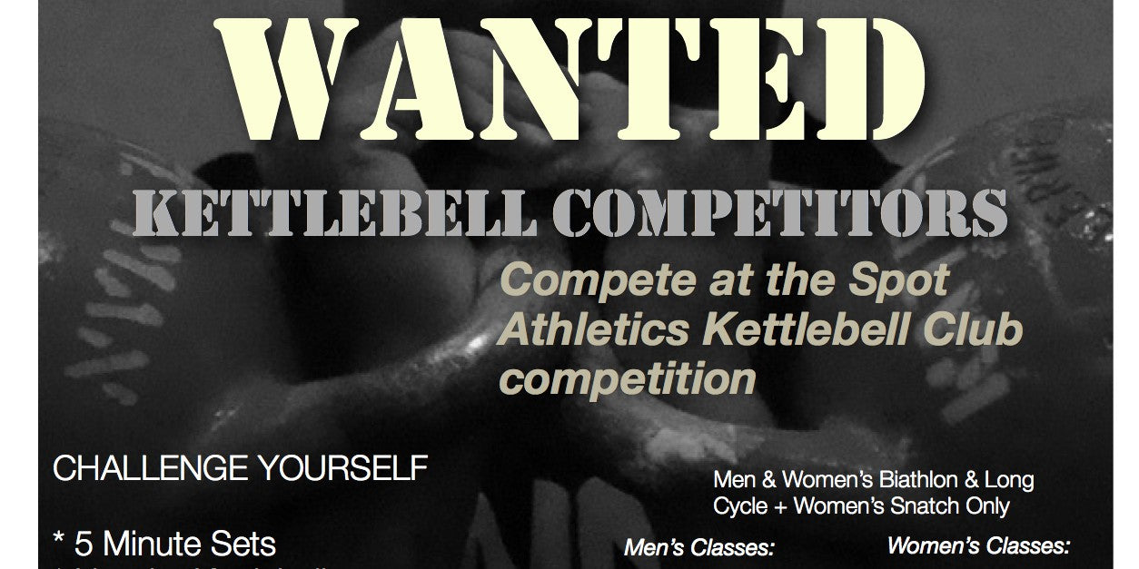 Kettlebell Competition, Join The Fun May 28th !
