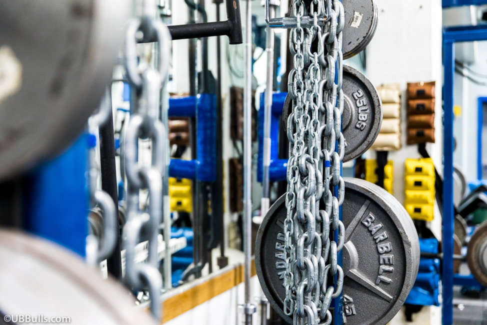 Squatting at Titans Gym