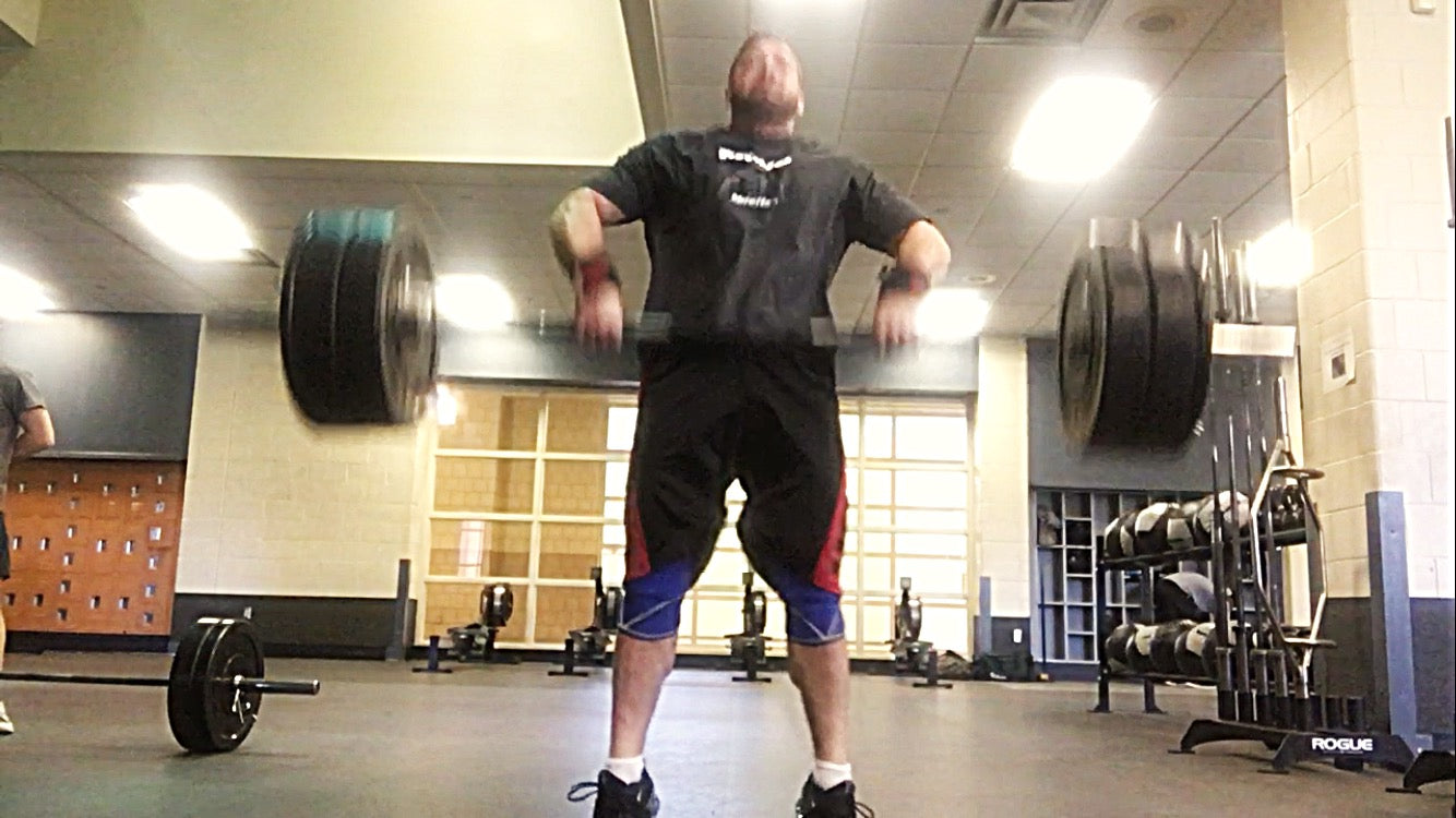 My 100lb Power Clean PR &amp; Pause Front Squats (Video)