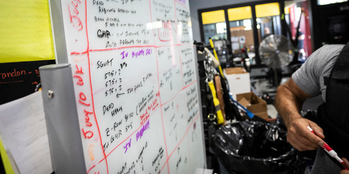 dry erase board with programming on itAssessment-TableNovice-Template-Examplemonday through friday template for intermediatess yoke bar saletable program monday through friday