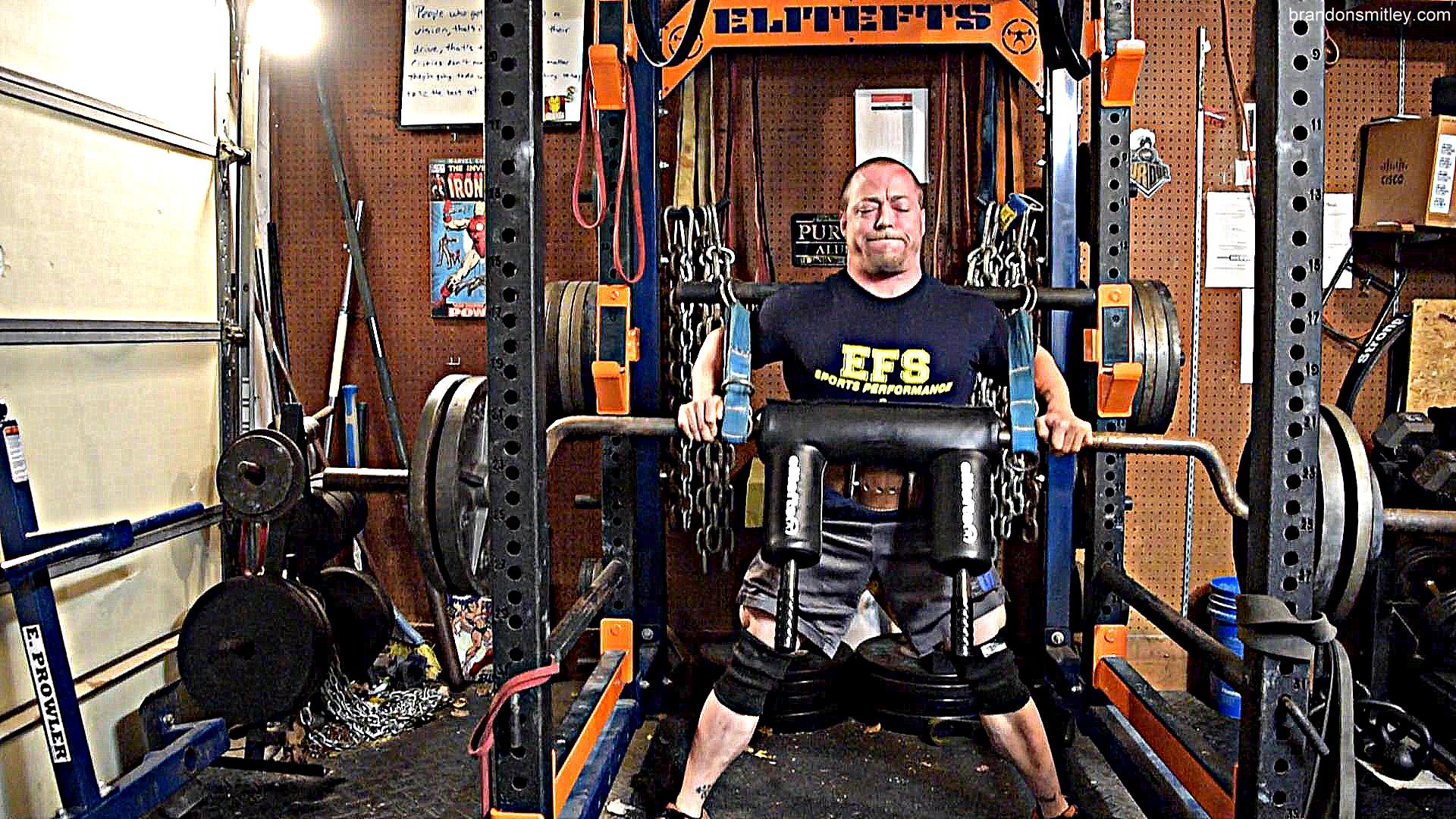 ME Lower: Reverse Band Squats and New Zercher Contraption (w/VIDEO)