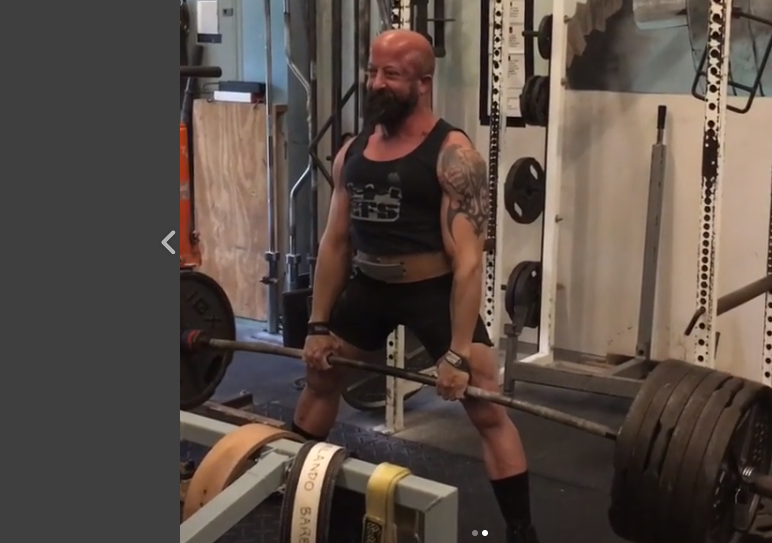 5/21- Deadlifts off blocks with some of the team