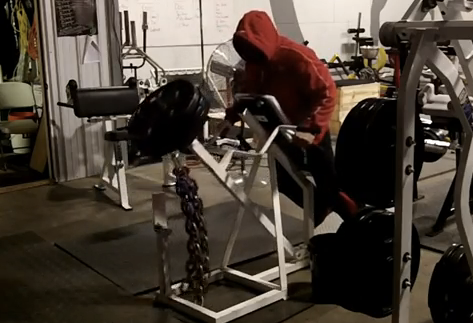 Chest Supported Row w/Chain