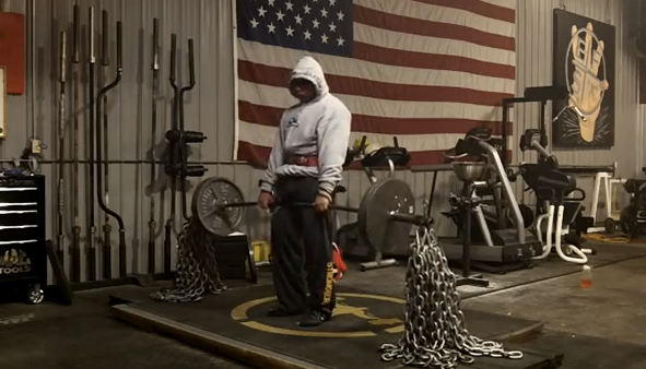 Dave Tate Chain Deadlifts