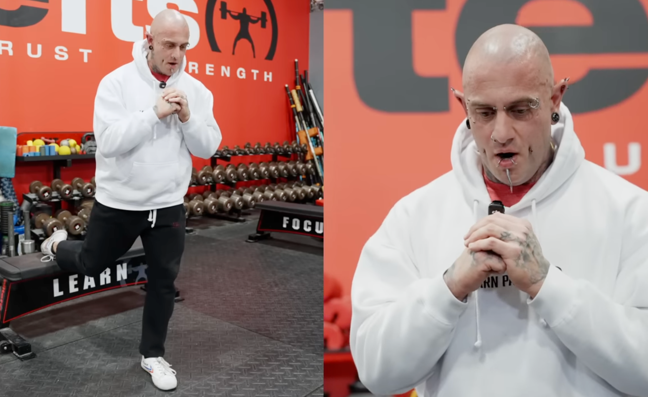 Tom Sheppard Split squats 