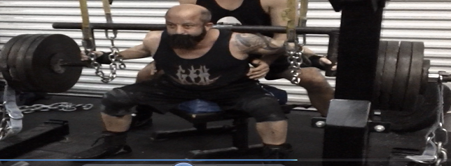 1/29- Raw Cambered Bar Squats w/video