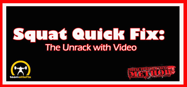 squat quick fix, the unrack, powerlifting, cj murphy, matt buckingham, squat