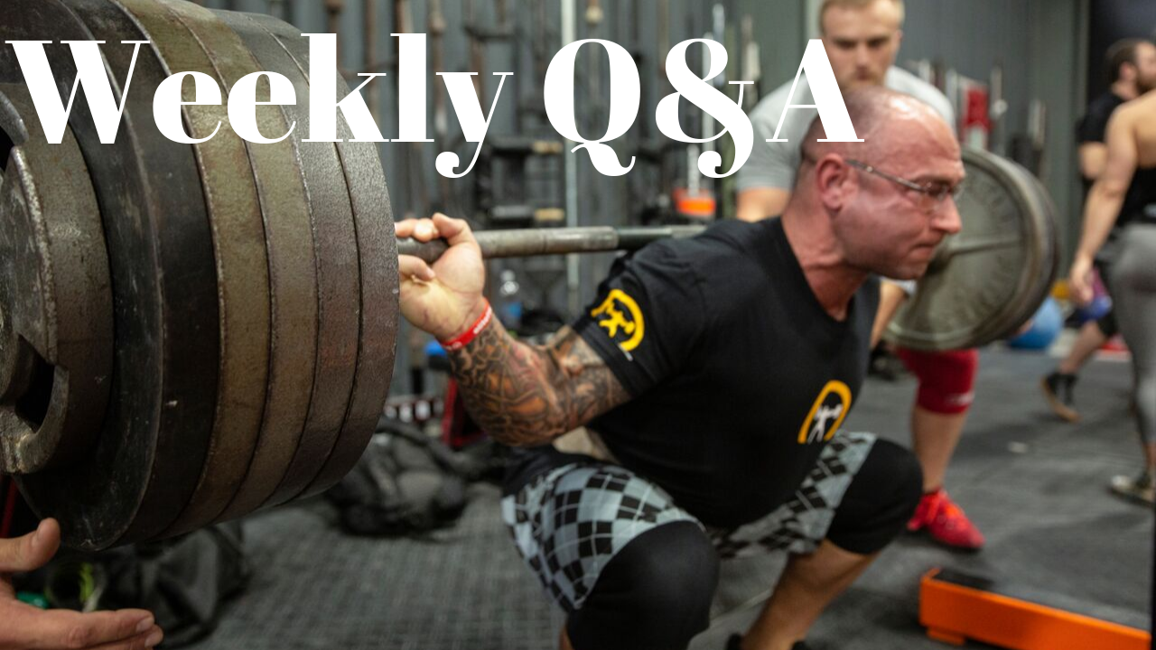 Weekly Q&amp;A