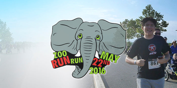 Zoo RunRun — Blaine Crosses the Finish Line in His First 5K