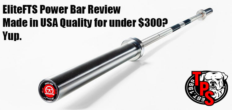 power bar, elitefts, cj murphyelitefts, power, powerlifting, cj murphy, review;