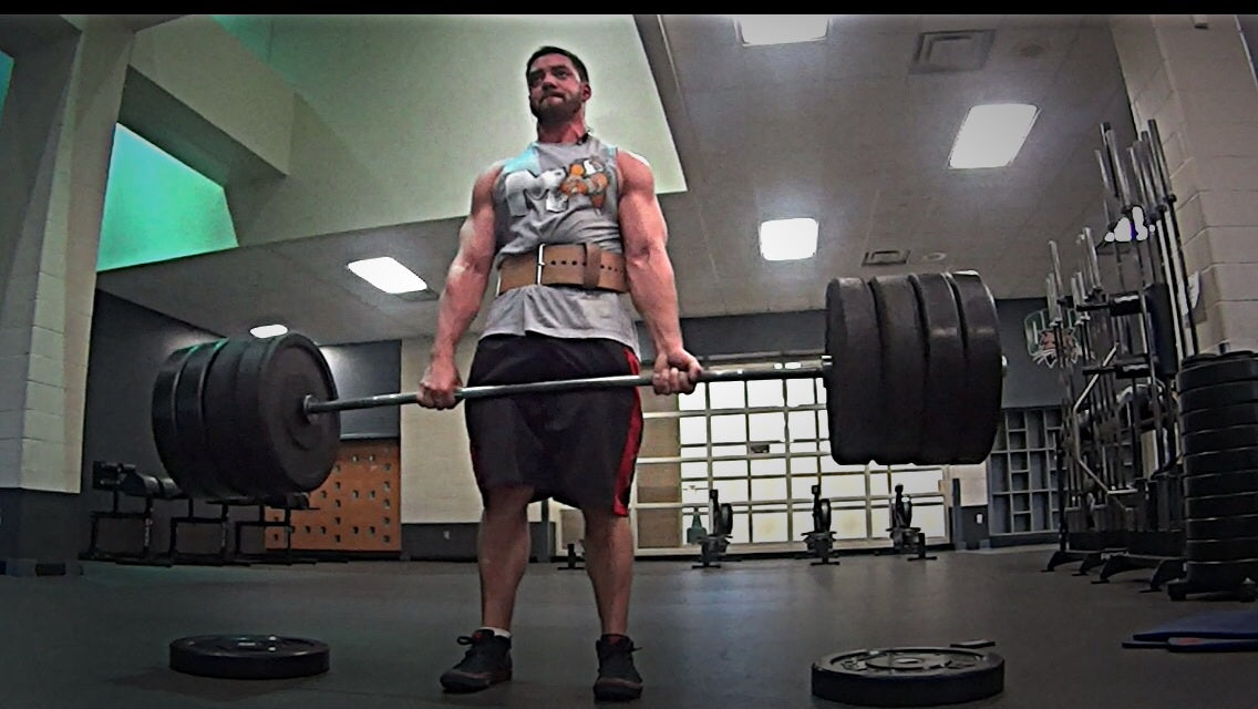 Gear-deficient Box Squat Reps &amp; Block Pulls