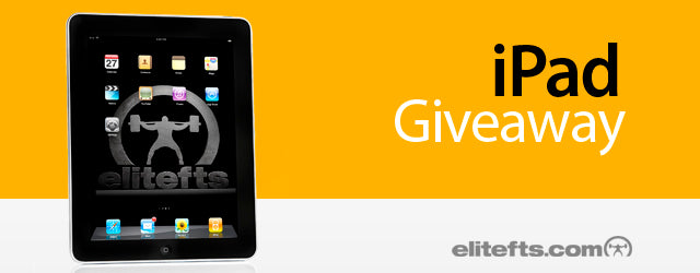 EFS ipad giveaway