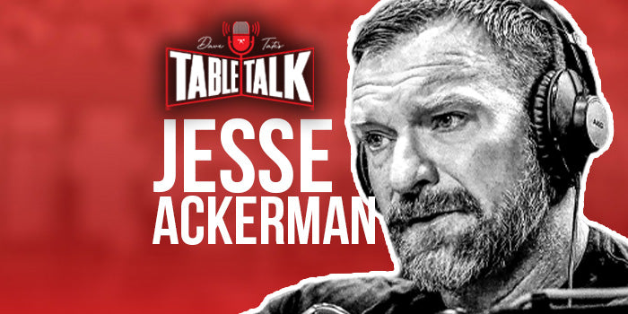 Ackerman on table talk header image for table talk podcast